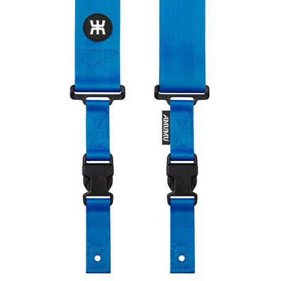 AMUMU® SNAPLOCK⢠Pro Blue Guitar Strap - Ultimate Security & Durability for Dynamic Performance SNPL-PRO-NY-MIA